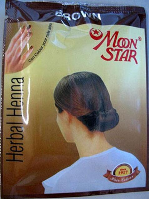 Herbal henna - Moon Star Herbal Henna brown