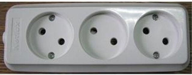 Cord extension - Extension Part with 3 Sockets