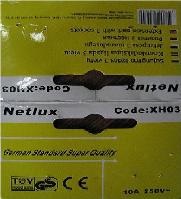 Cord extension - Extension Part with 3 Sockets