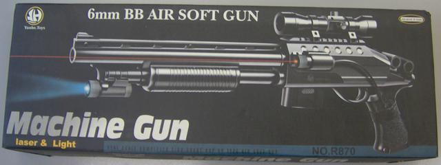 Air soft gun - Machine Gun laser & light