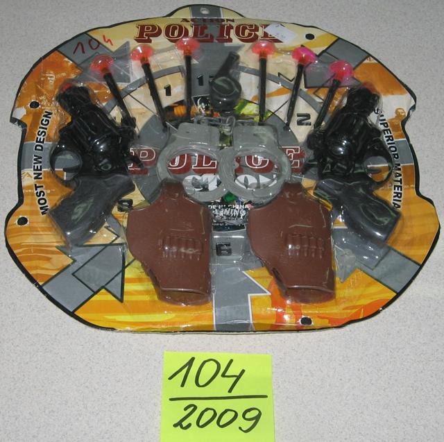 Set of military toys