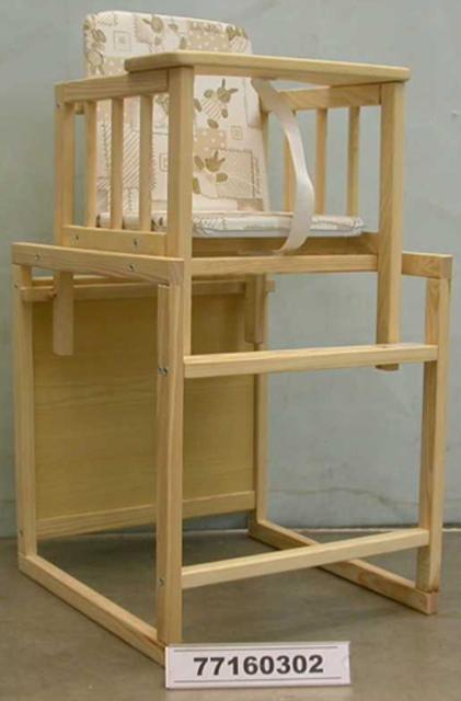 Wooden highchair