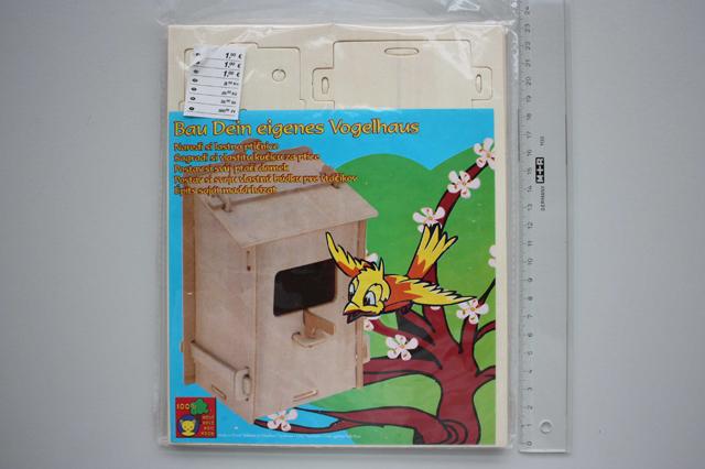 Wooden birdhouse construction kit - Bau Dein eigenes Vogelhaus
