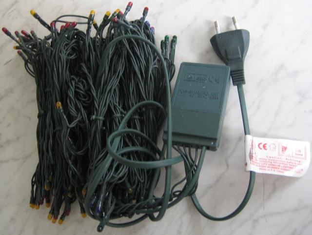 Lighting chain - Guirnalda Cortina 160 Microbombillas con multifuncion lighting chain