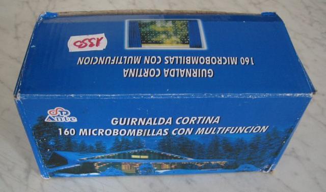 Lighting chain - Guirnalda Cortina 160 Microbombillas con multifuncion lighting chain