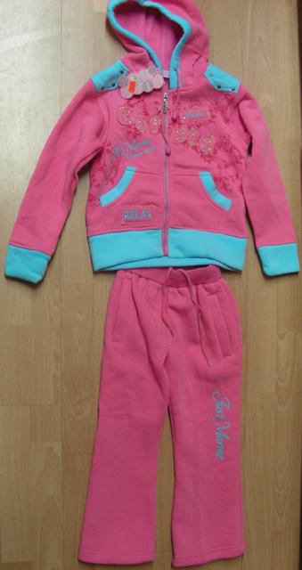 Matching children's trousers and sweatshirt
