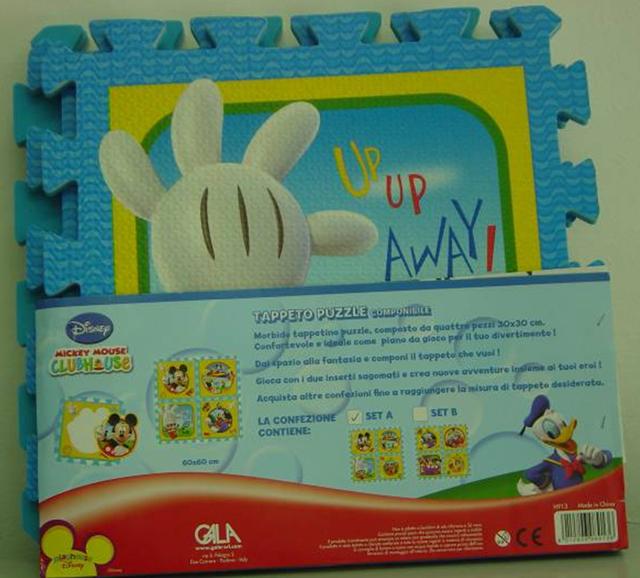 Puzzle mat - Eva (ethylene vinyl acetate copolymer) Floor mat Set Mickey Mouse Club House