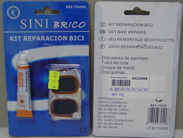 Tyre repair kit - Kit Reparacion Bici