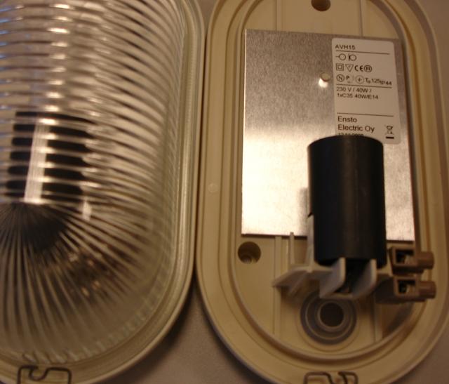 Lamp for sauna