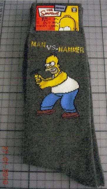 Men’s socks - Simpsons, Garfield