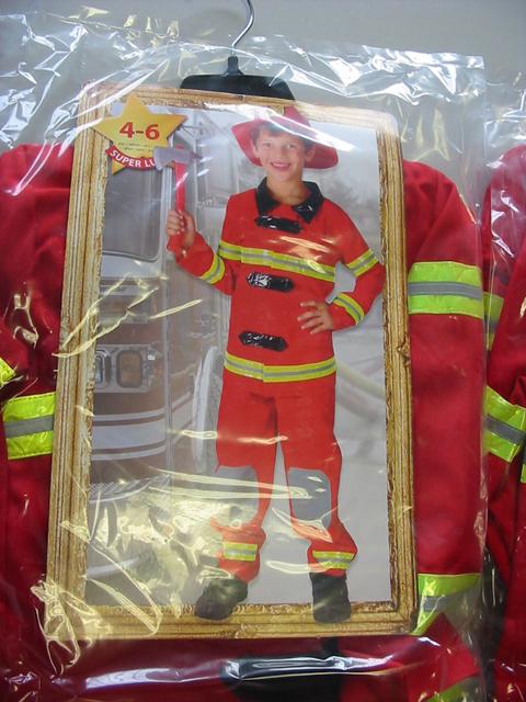 Children's fireman costume