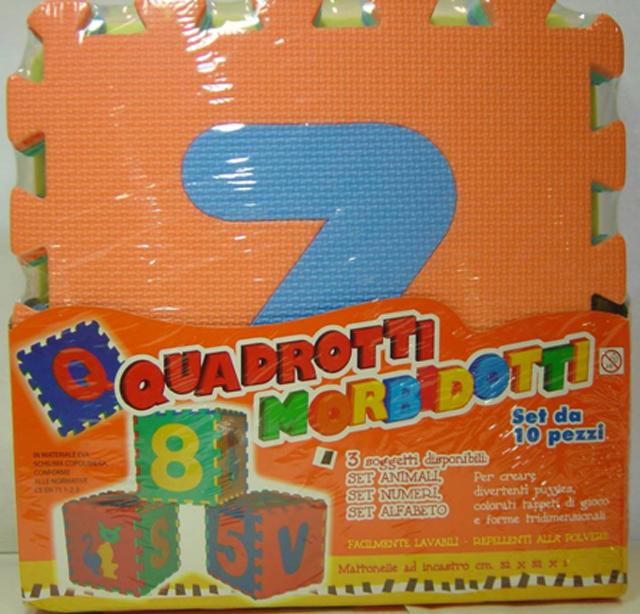 Puzzle mats - Quadrotti Morbidotti
