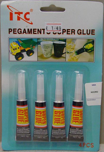 Cyanoacrylate glue - Pergamento Super Glue