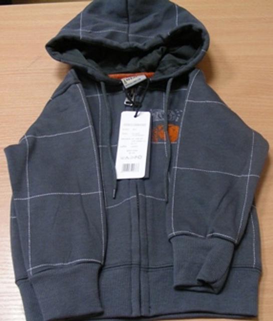 Children`s jogging suit and sweatshirt