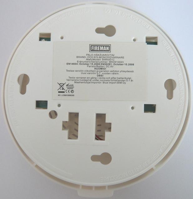 Smoke alarm - Palo/Häkä Varoitin
