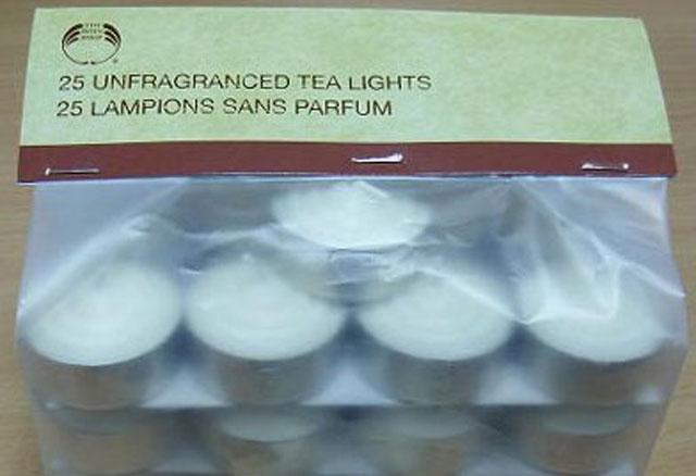 Candles - Unfragranced tea lights