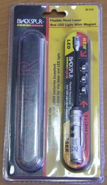 Laser pointer - Flexible Head Laser and LED Light with magnet