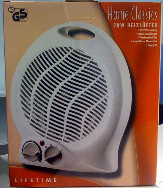Electric fan heater - Fan Heater / 2KW Heizlüfter