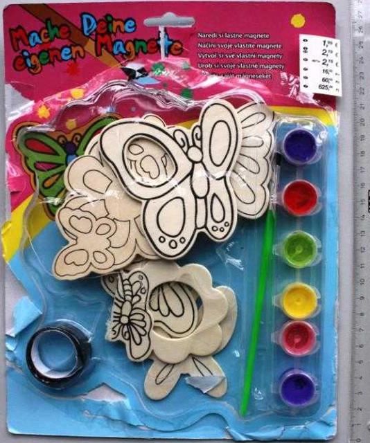Wooden magnetic holder - Mache deine eigenen Magnete (Holzrahmen) [Make your own magnets (wooden frame)]