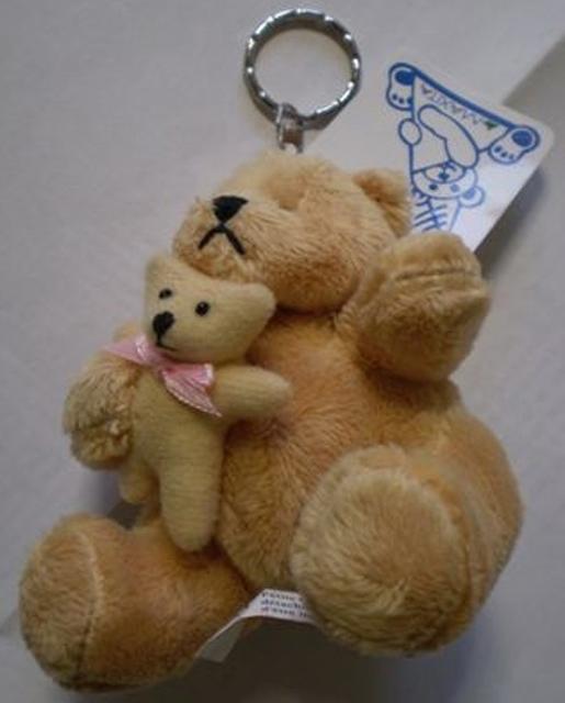 Teddy bear key-ring