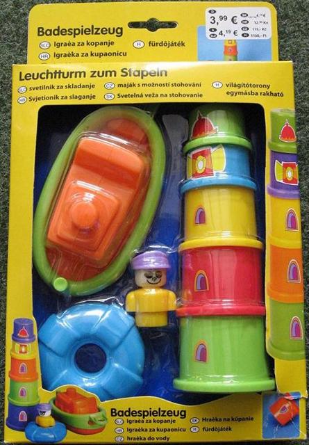 Plastic toy - Light tower for stacking