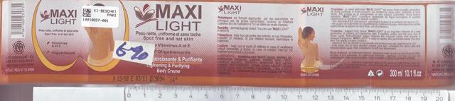Lightening body cream - Lightening &amp; Purifying Body Creme