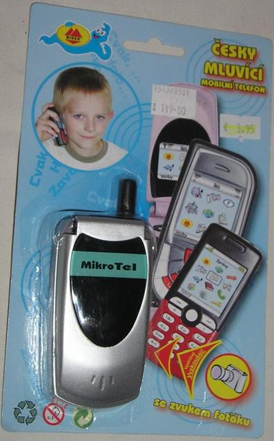 Toy mobile phone - Cesky mluvící mobilní telefon