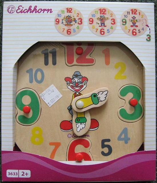 Wooden puzzle - Jigsaw Learning Clock