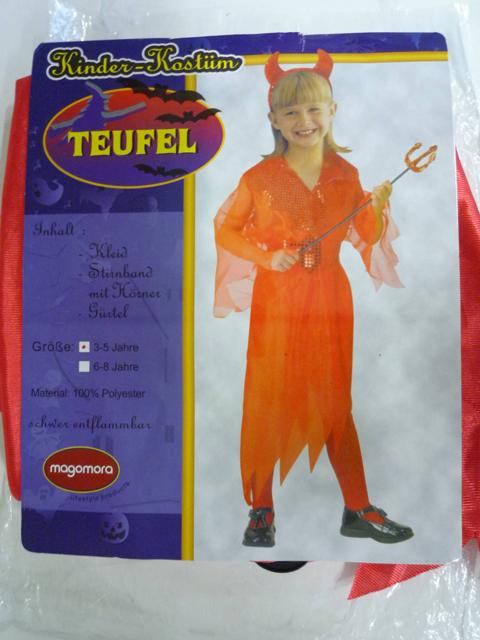 Children`s costume - Kinder Kostum Teufel