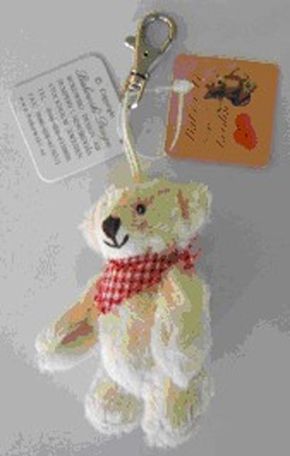 Soft toy with key ring