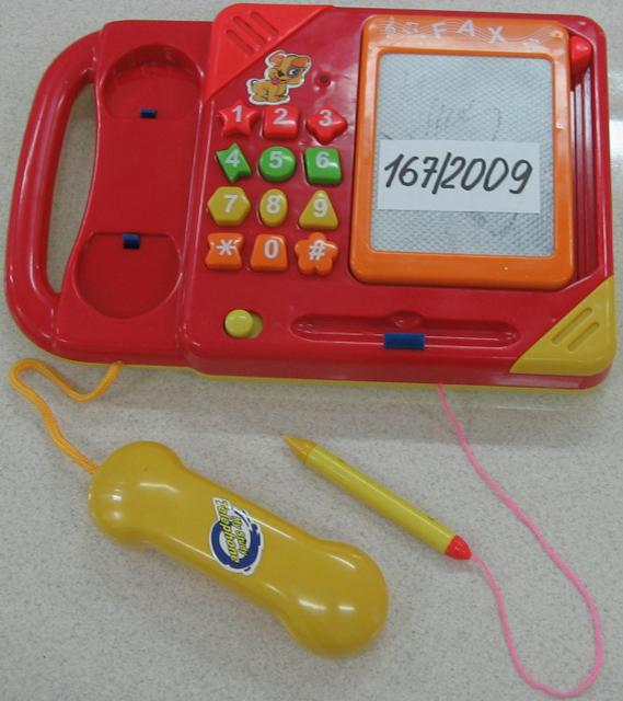 Plastic telephone - My study telephone