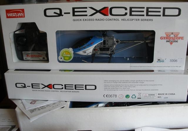 Radio-controlled helicopter - Q- Exceed