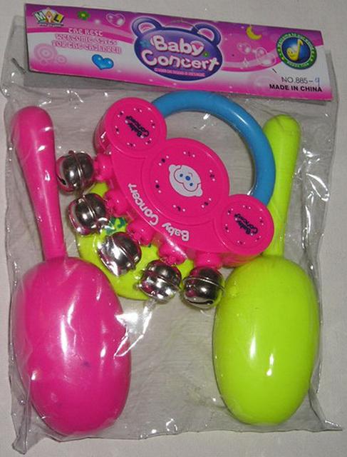 Set of rattles for babies
