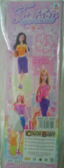 Plastic doll - Fashion Sportswear