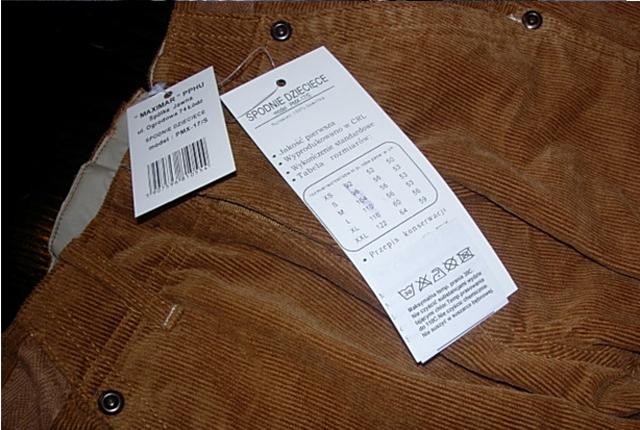 Infant's trousers