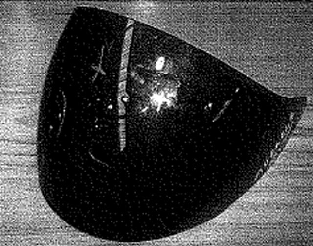 Visor for motorcycle helmet