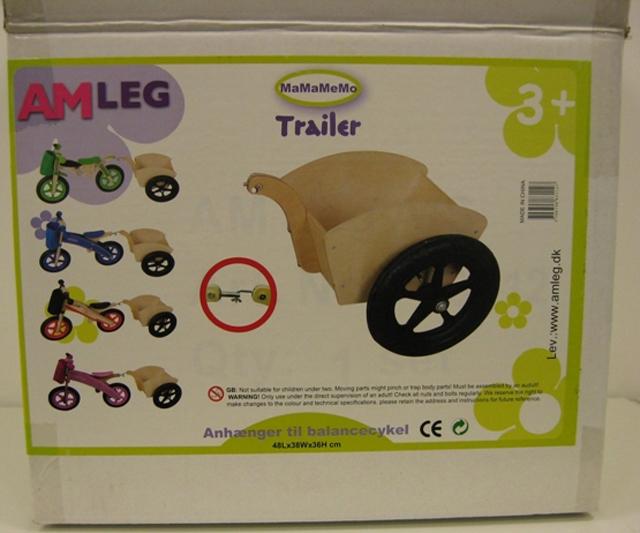 Trailer for toddler bike - Amleg Trailer
