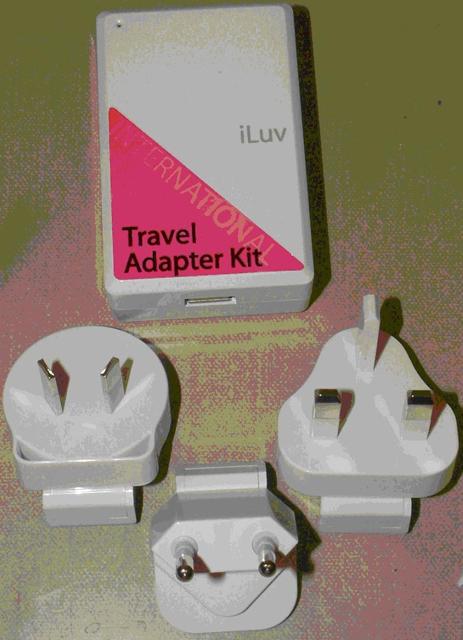 Travel charger - International Travel Adaptor Kit