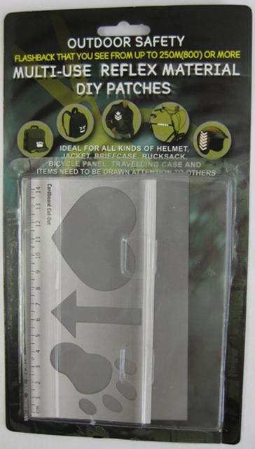 Visibility accessory - Multi-use Reflex Material DIY Patches