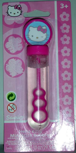 Soap bubble set - 'HELLO KITTY MINI STICK BUBBLES'