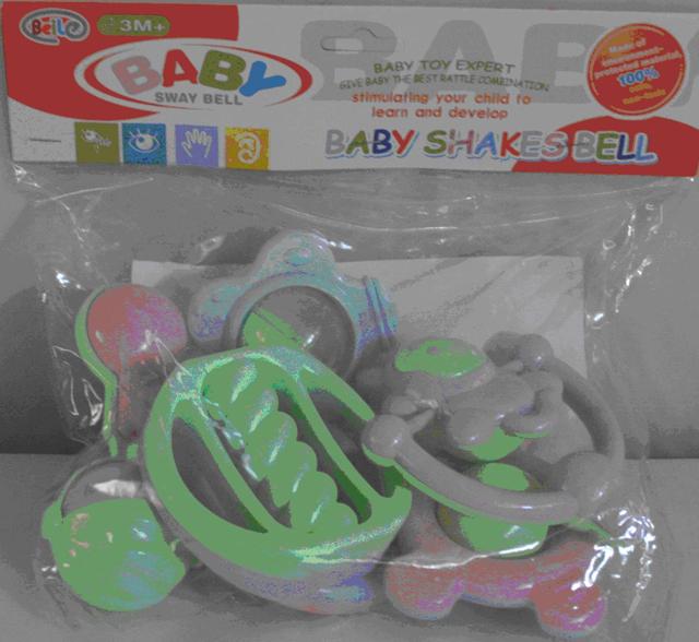 Set of rattles - Baby Sway Bell/Baby Shakes Bell