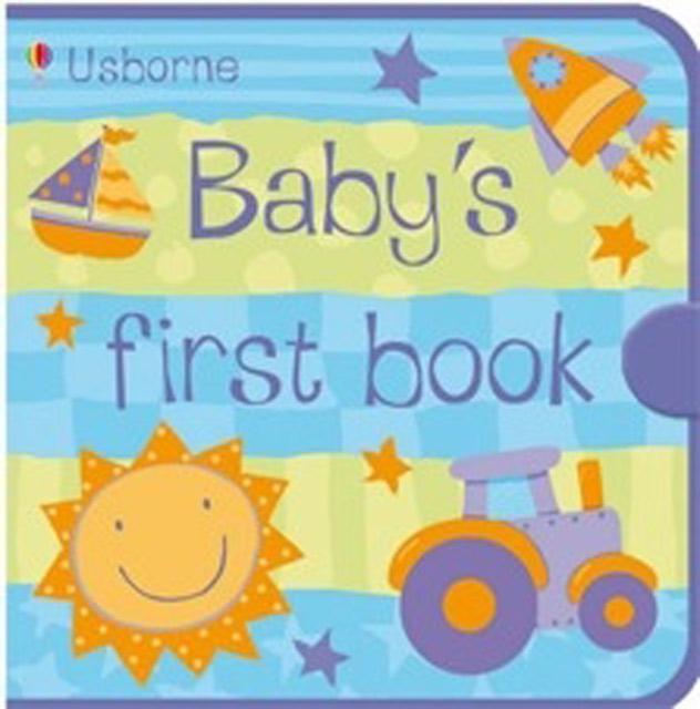 Baby book - Babys first book - boys edition cloth book