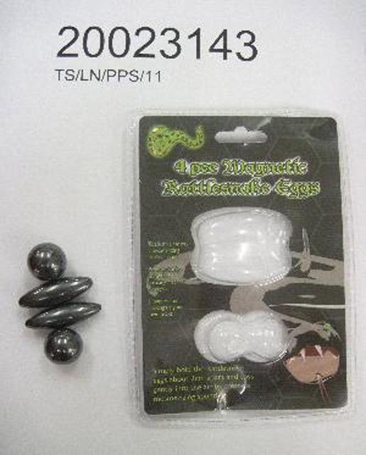 Magnetic rattle - 4 pc Magnetic Rattlesnake Eggs