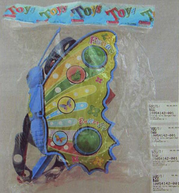 Plastic toy - Funny butterfly