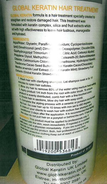 Hair treatment - Functional Keratin Hair Taming System Blond/Light Wave coloured "chocolate"