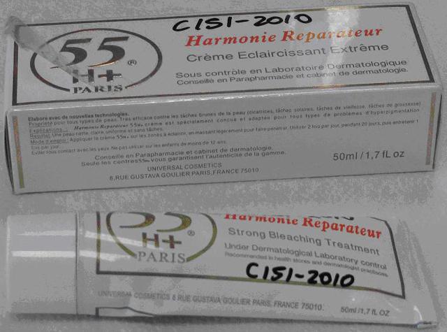 Skin lightening cream - Harmonie Reparateur /Strong Bleaching Treatment