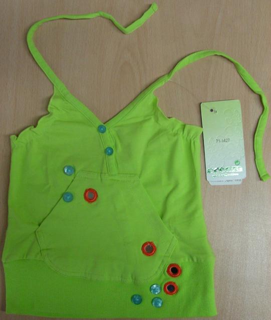 Girl's halter-neck blouse