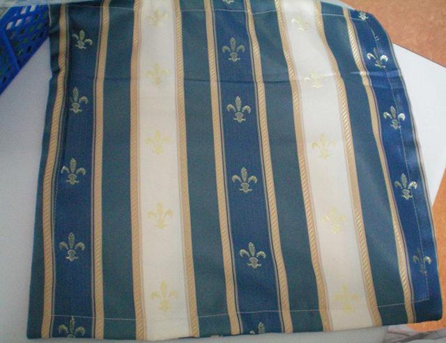 Cushion cover - "Fleur" sofa cushion with stripes in different colours, 40 x 40 cm