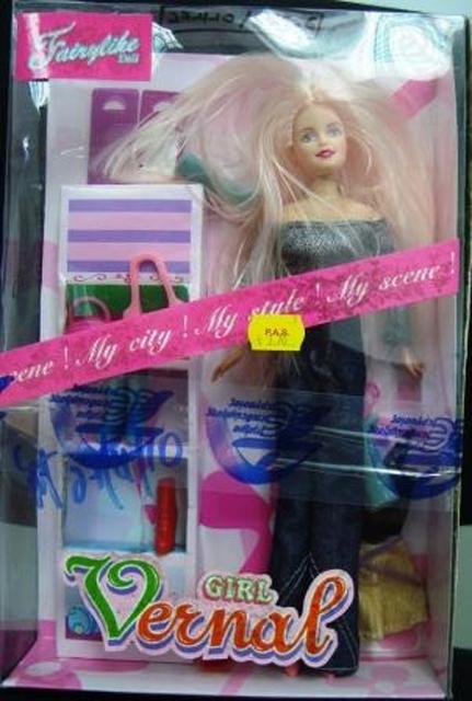 Plastic doll - Girl Vernal - Fairylike Doll