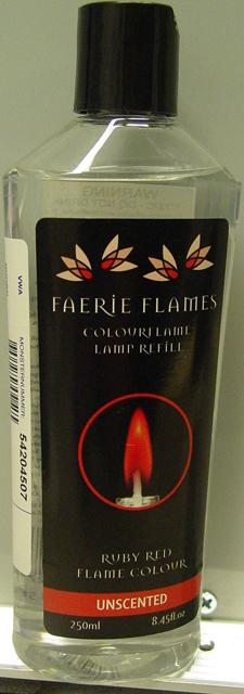 Lamp oil - Colour flame lamp refill, ruby red